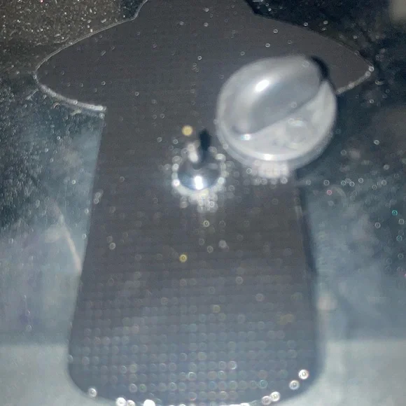 Cream & Black UFO Abduction Enamel Pin - Picture 3 of 3